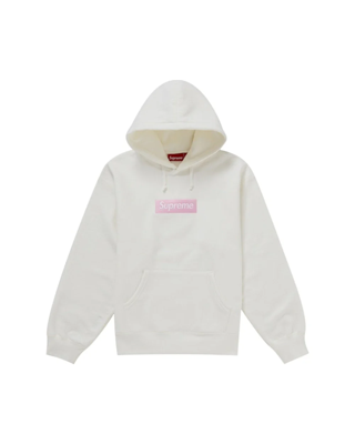 Supreme Box Logo Hooded Sweatshirt (FW25) White